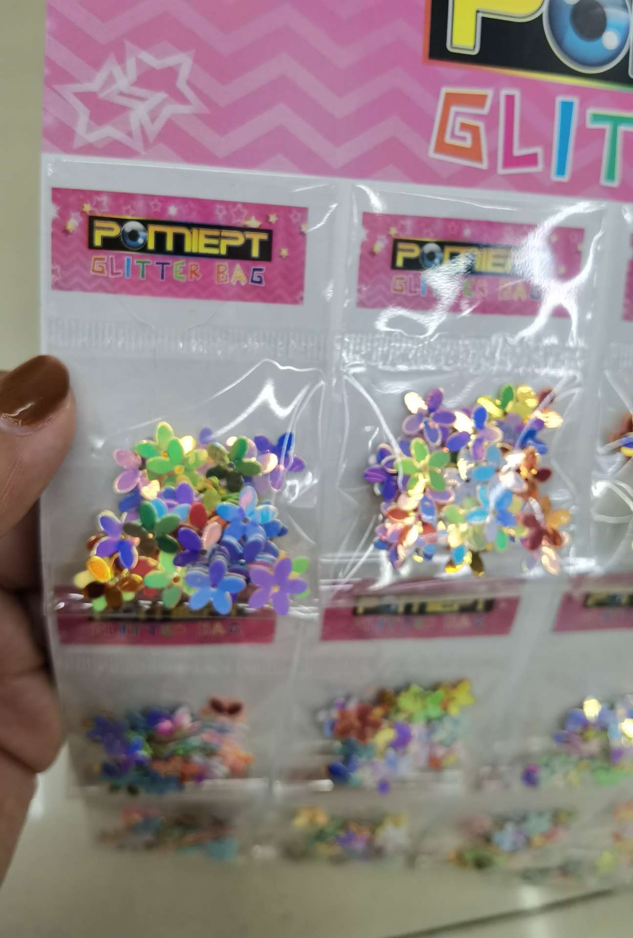 五叶花凹进口亮片产品图