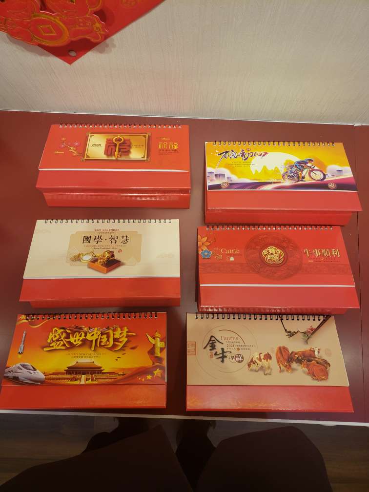 Six calendars for the Year of the Ox
