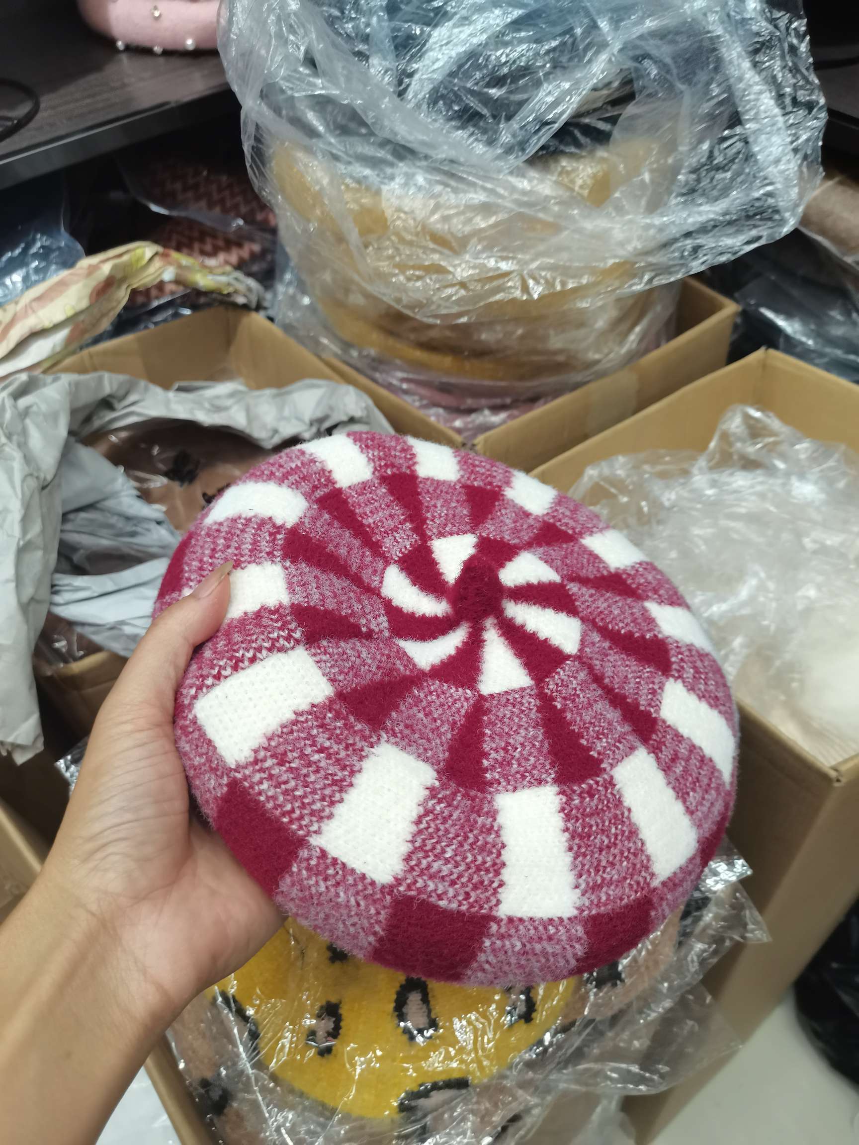 Mesh Wool Beret undefined