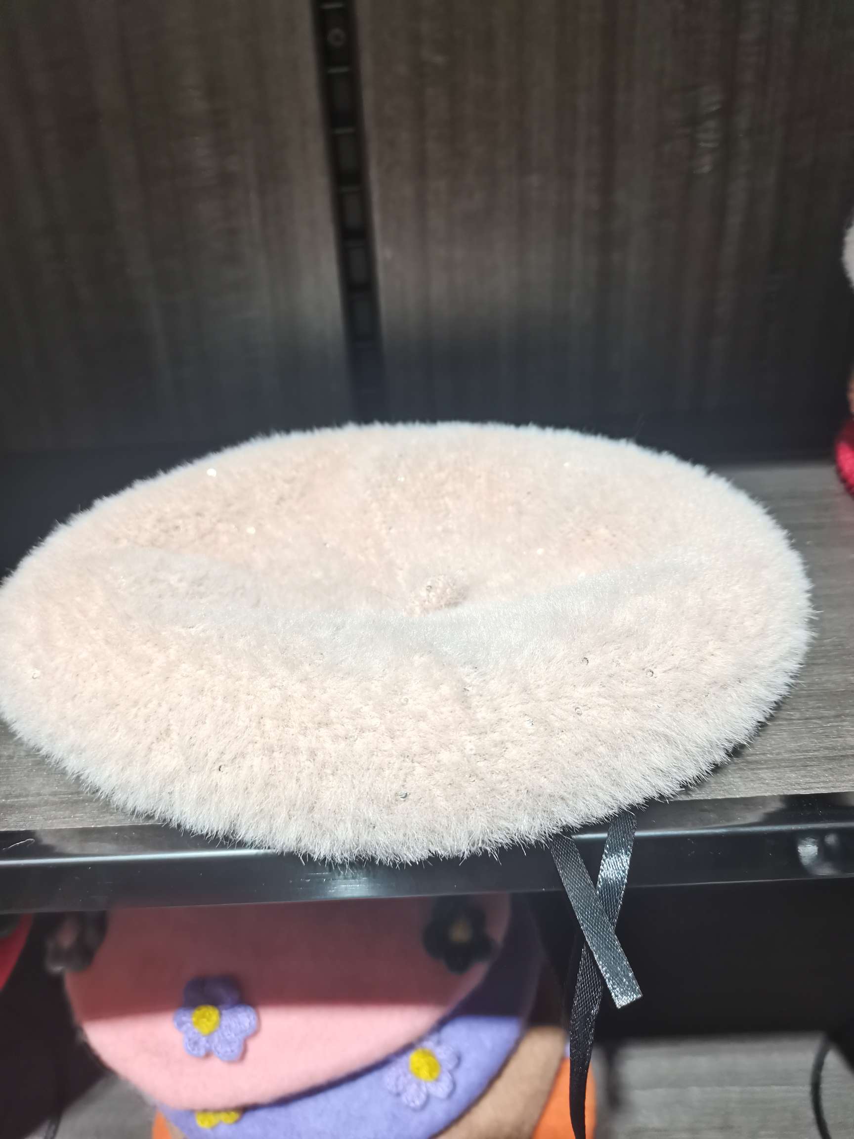 Imitation Mink Hair Beret full figure