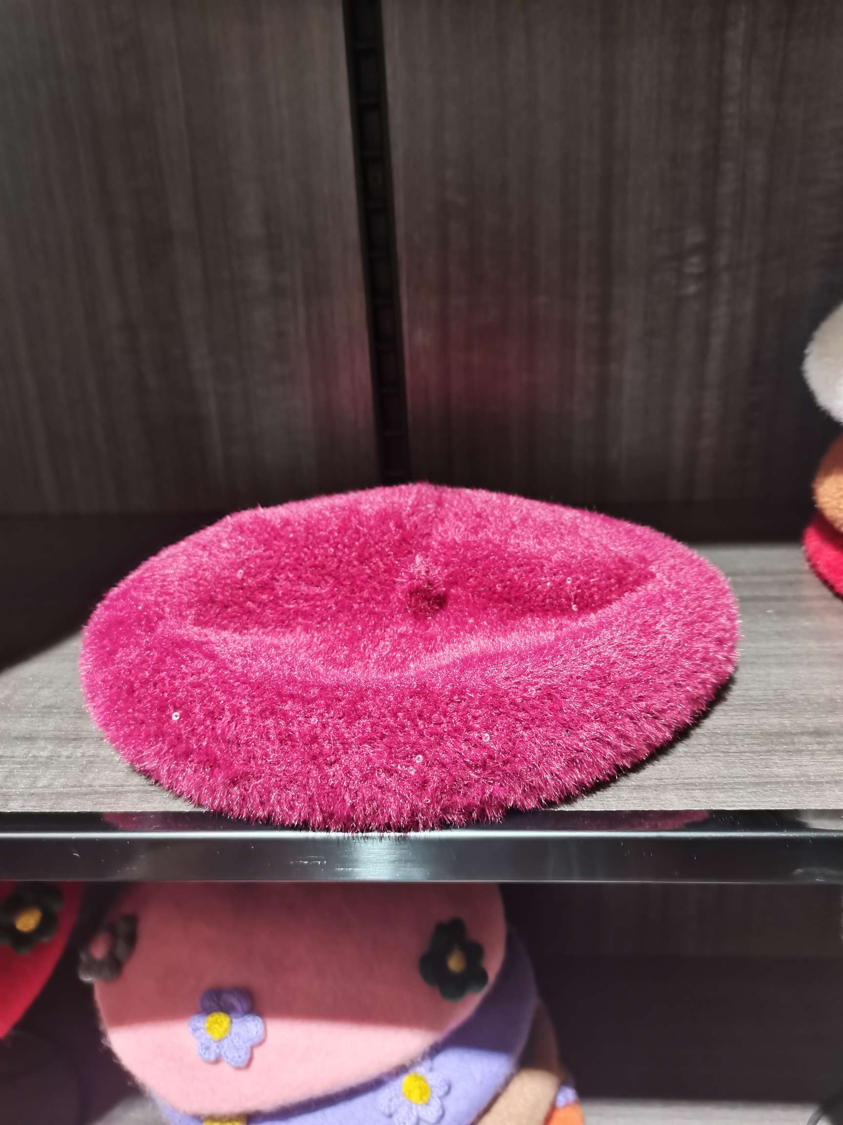 Imitation Mink Hair Beret undefined