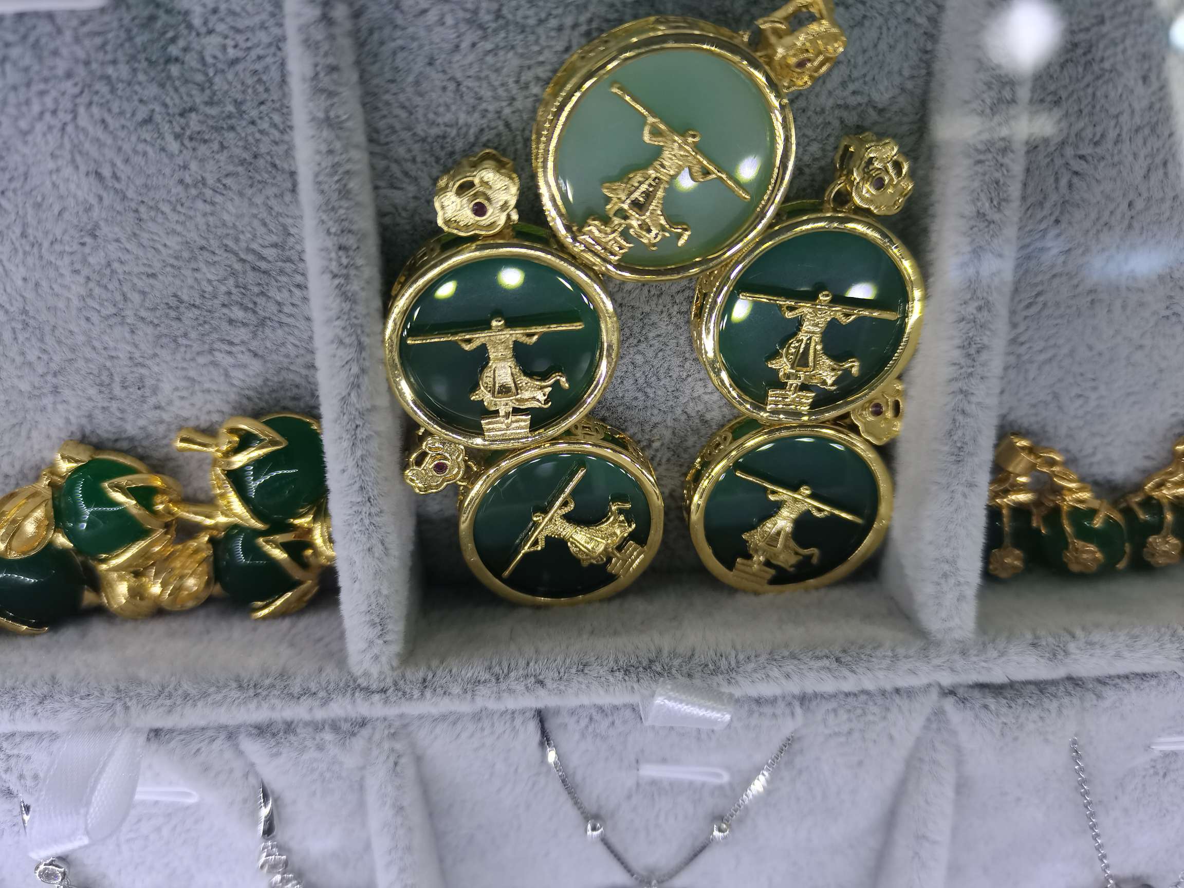 Materials for making 20# round pendants details Picture