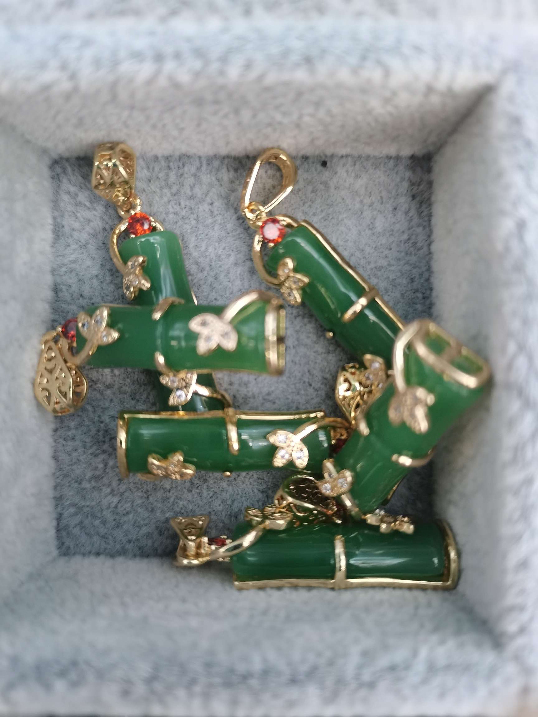 Materials for making bamboo joint pendants details Picture