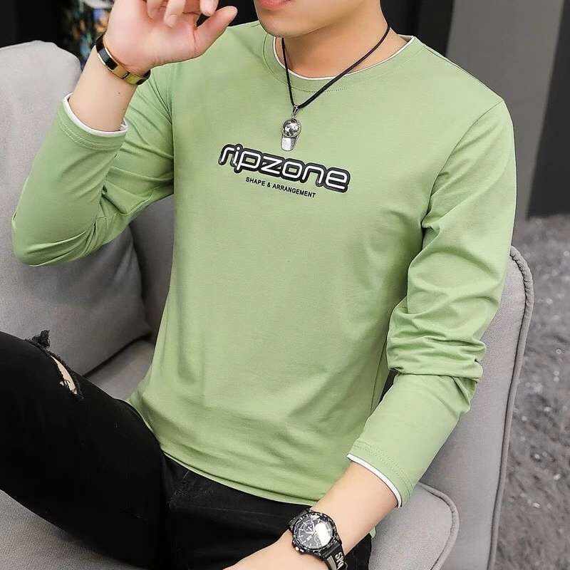 青少年时尚长袖T恤5636#，尺码M~3XL。详情图1