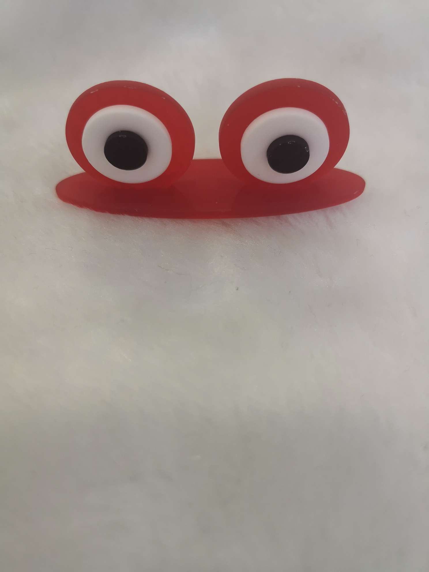 Red Sesame Street acrylic jewelry accessories details Picture