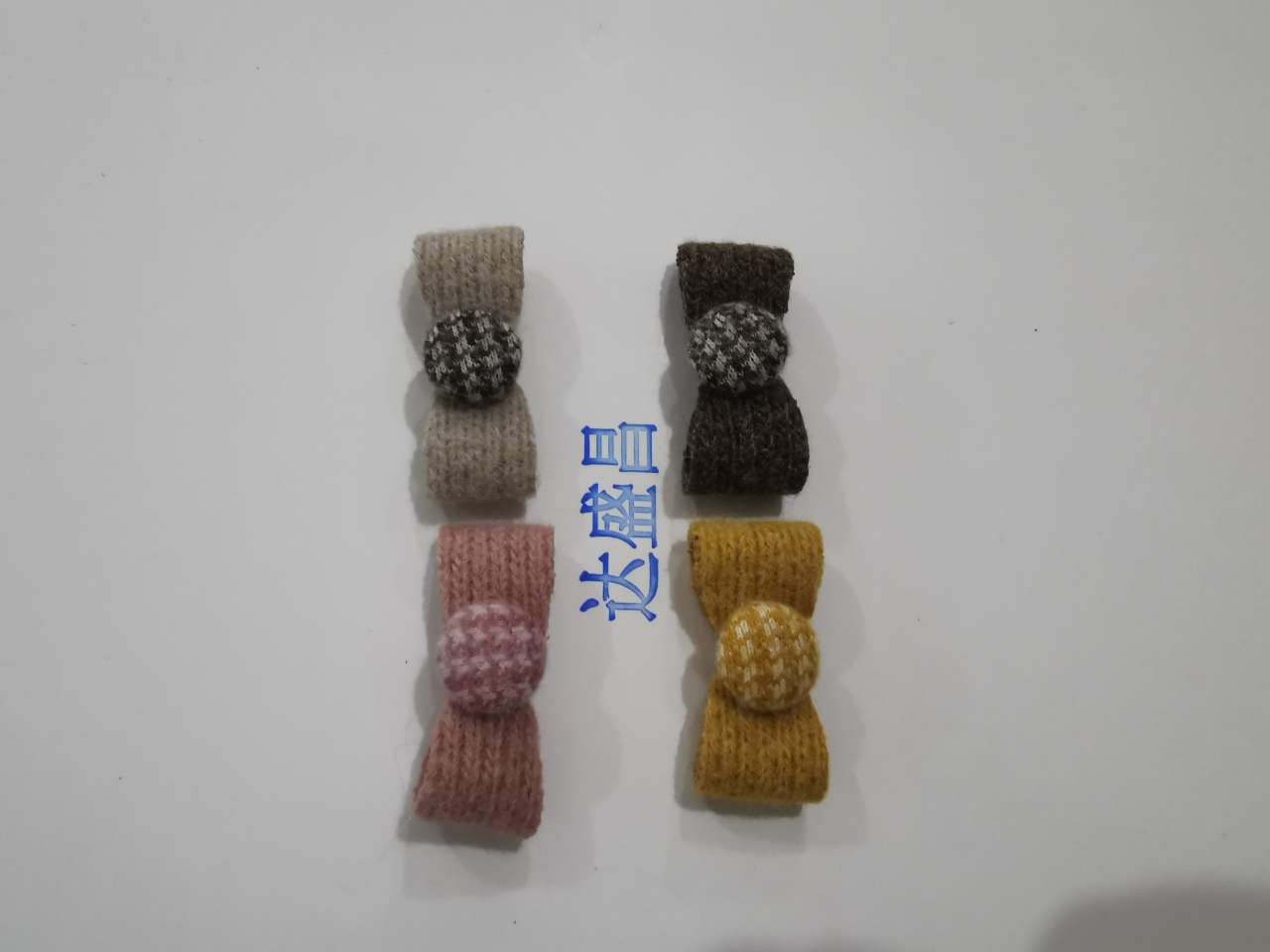 毛线结包扣