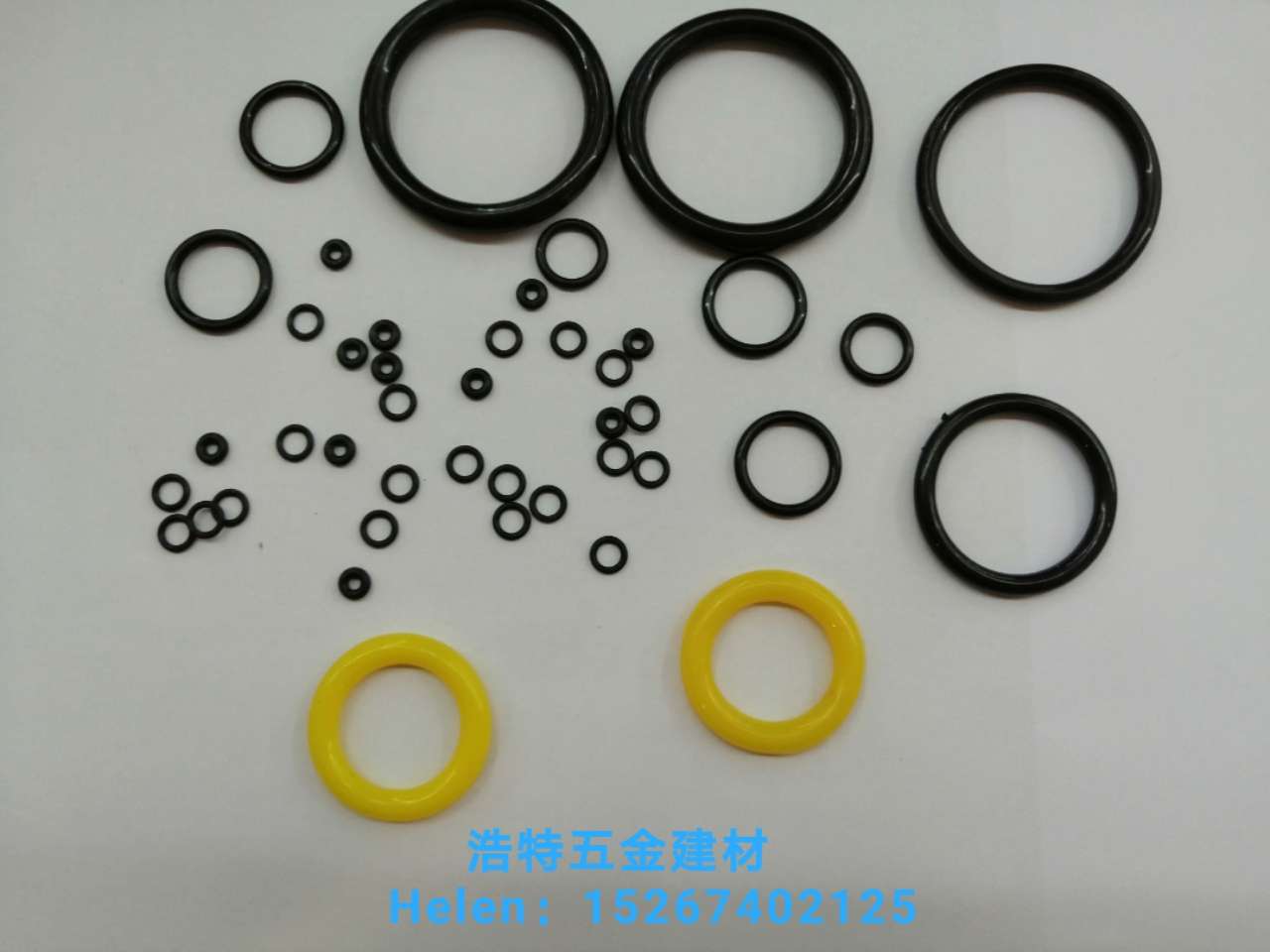 Rubber rings, rubber pads, silicone rings, sealing rings, O-rings, rubber pads, rubber products, round pads, oil-resistant rubber rings 1