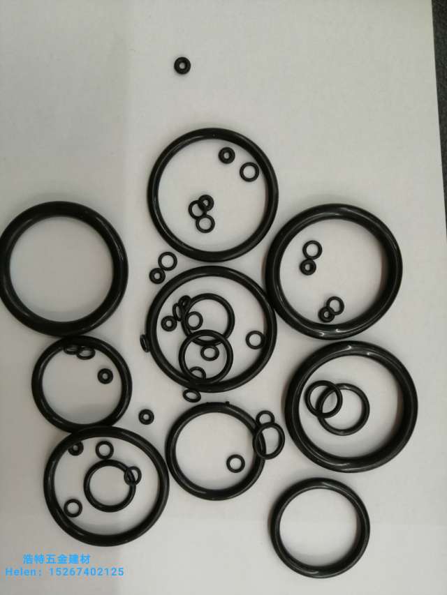 Rubber rings, rubber pads, silicone rings, sealing rings, O-rings, rubber pads, rubber products, round pads, oil-resistant rubber rings 4