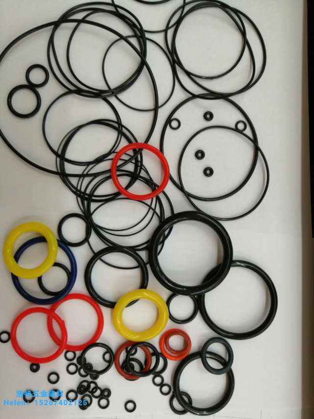 Rubber rings, rubber pads, silicone rings, sealing rings, O-rings, rubber pads, rubber products, round pads, oil-resistant rubber rings detail image 1