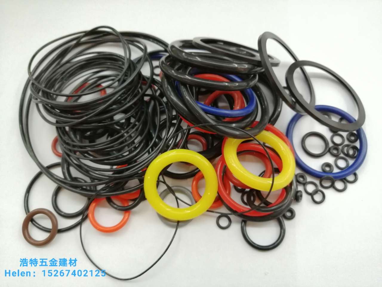 Rubber rings, rubber pads, silicone rings, sealing rings, O-rings, rubber pads, rubber products, round pads, oil-resistant rubber rings 4 Item Picture
