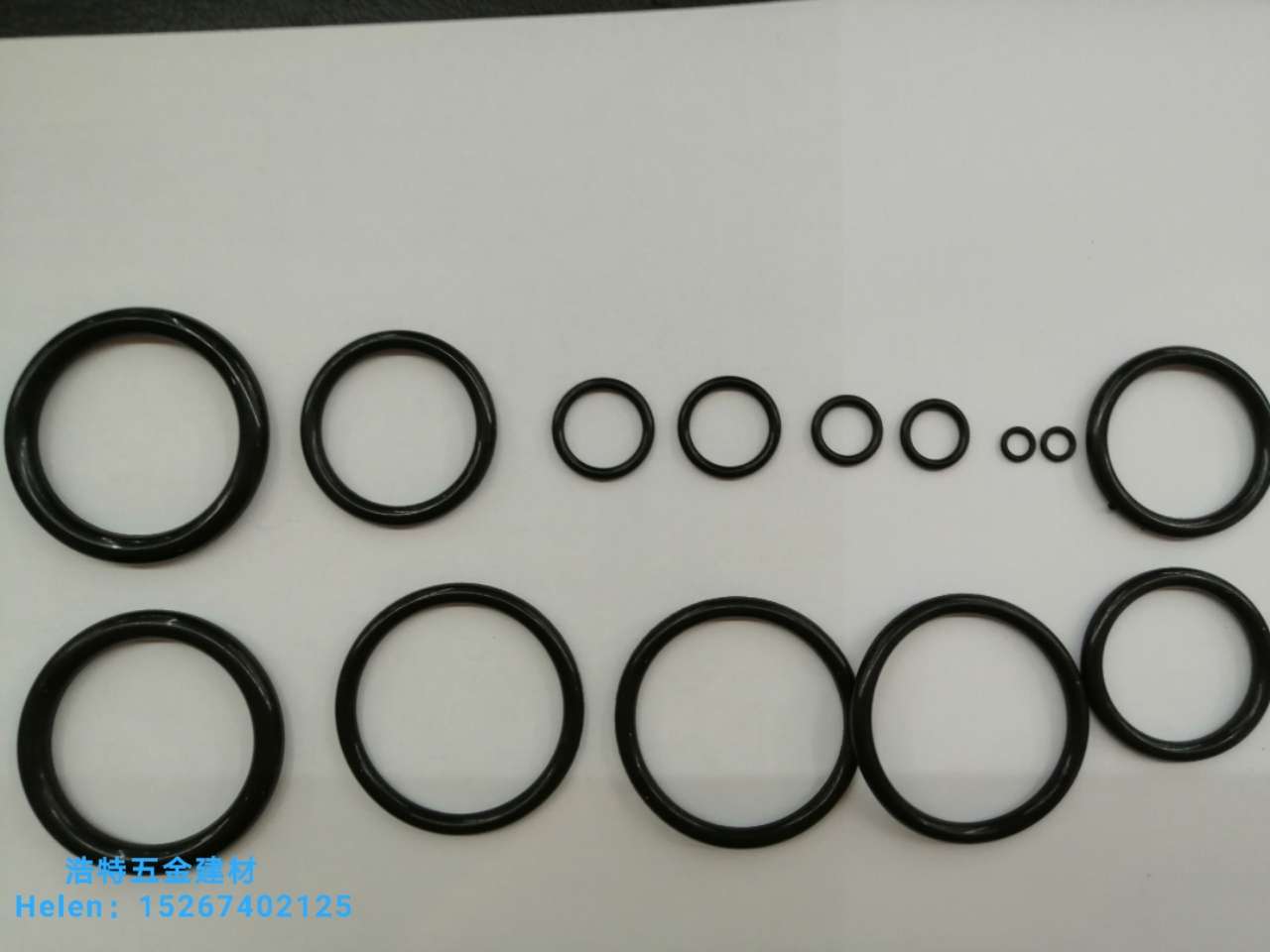 Rubber rings, rubber pads, silicone rings, sealing rings, O-rings, rubber pads, rubber products, round pads, oil-resistant rubber rings Item Picture