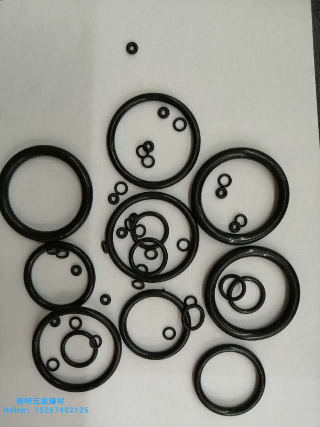 Rubber rings, rubber pads, silicone rings, sealing rings, O-rings, rubber pads, rubber products, round pads, oil-resistant rubber rings detail image 1