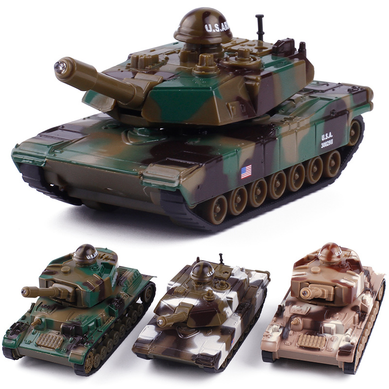 蒂雅多小号坦克玩具车炮弹合金声光小汽车模型玩具详情图5