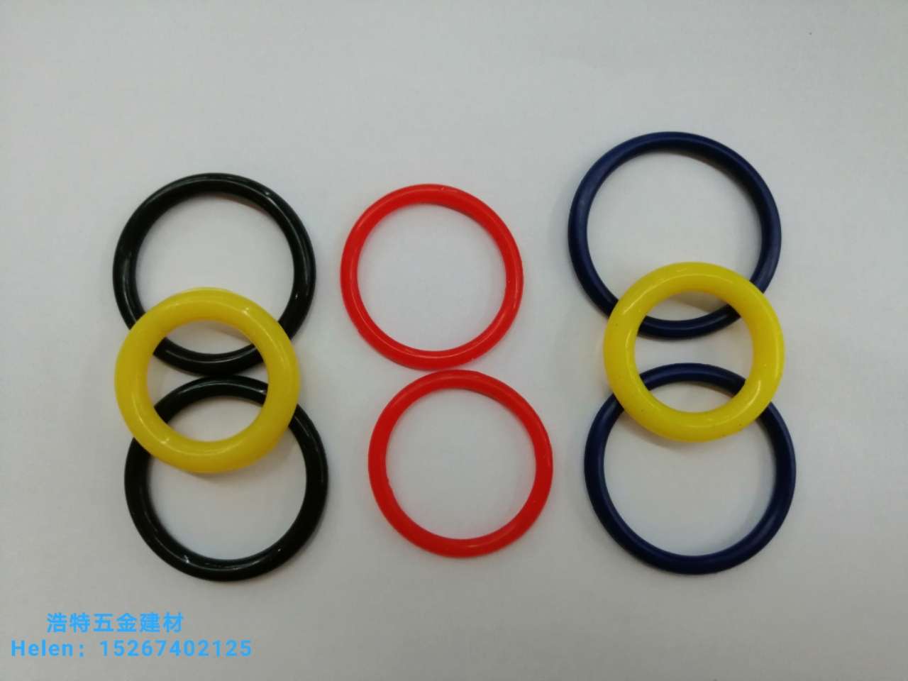 Rubber gasket sealing ring Rubber ring silicone ring O-ring leather ring Rubber products round pad oil resistant rubber ring color rubber washer manufacturer direct sales. full figure