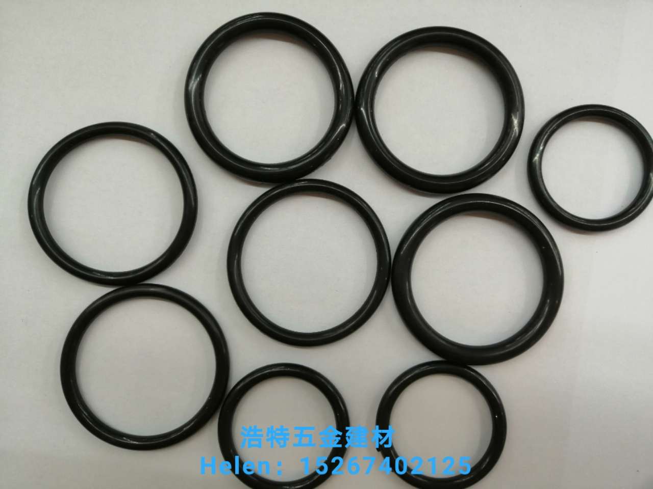 Rubber rings, rubber pads, silicone rings, sealing rings, O-rings, rubber pads, rubber products, round pads, oil-resistant rubber rings, 8 detail image 1