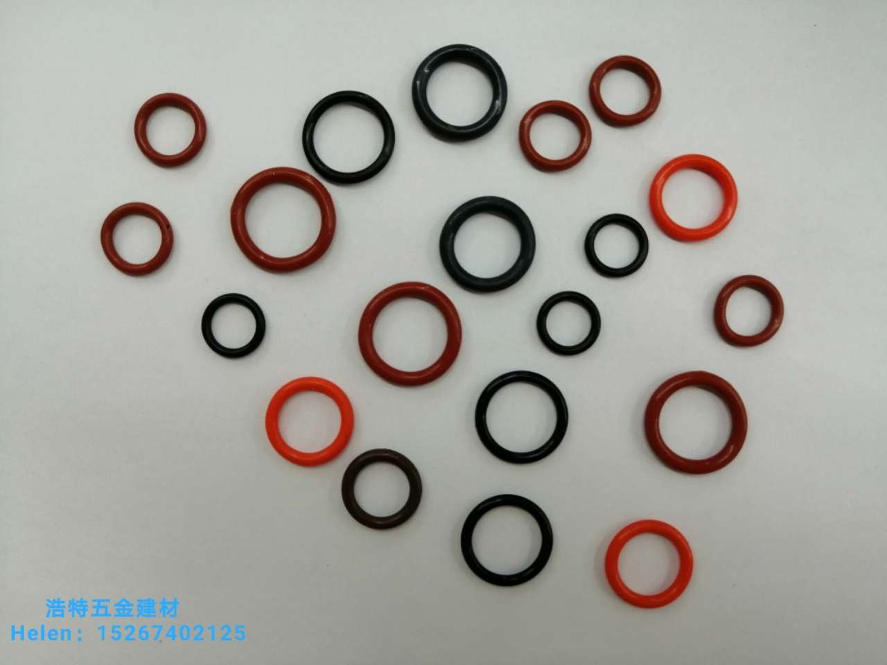 Rubber gasket sealing ring Rubber ring silicone ring O-ring leather ring rubber products round pad oil resistant rubber ring color rubber gasket manufacturers direct sales. full figure