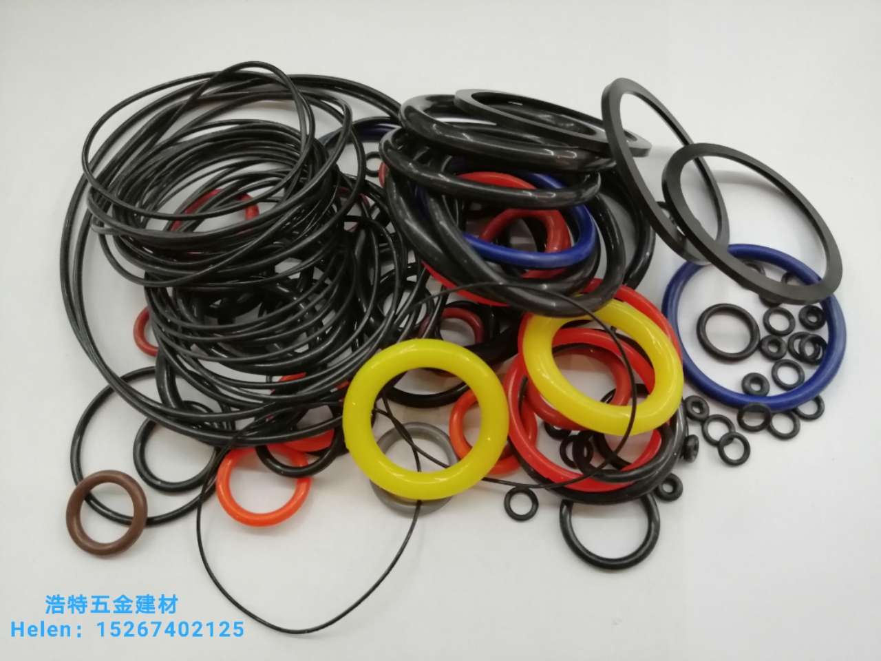 Rubber gaskets, sealing rings, rubber rings, silicone rings, O-rings, rubber gaskets, rubber products, round gaskets, oil-resistant rubber rings, colored rubber gaskets, factory direct sales details Picture