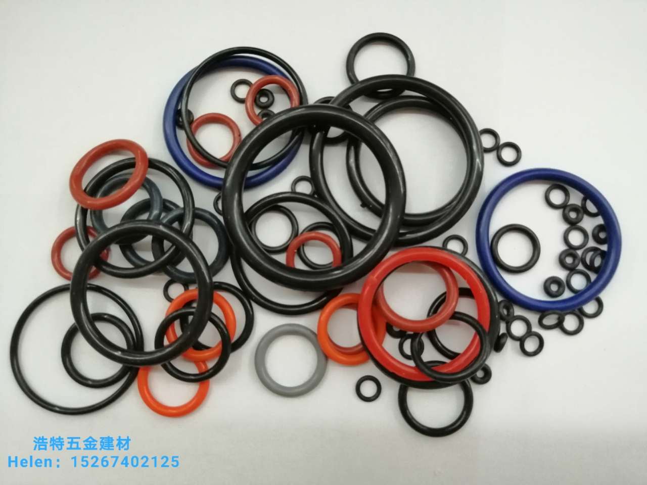 Rubber gaskets, sealing rings, rubber rings, silicone rings, O-rings, rubber gaskets, rubber products, round gaskets, oil-resistant rubber rings, colored rubber gaskets, factory direct sales Specification image