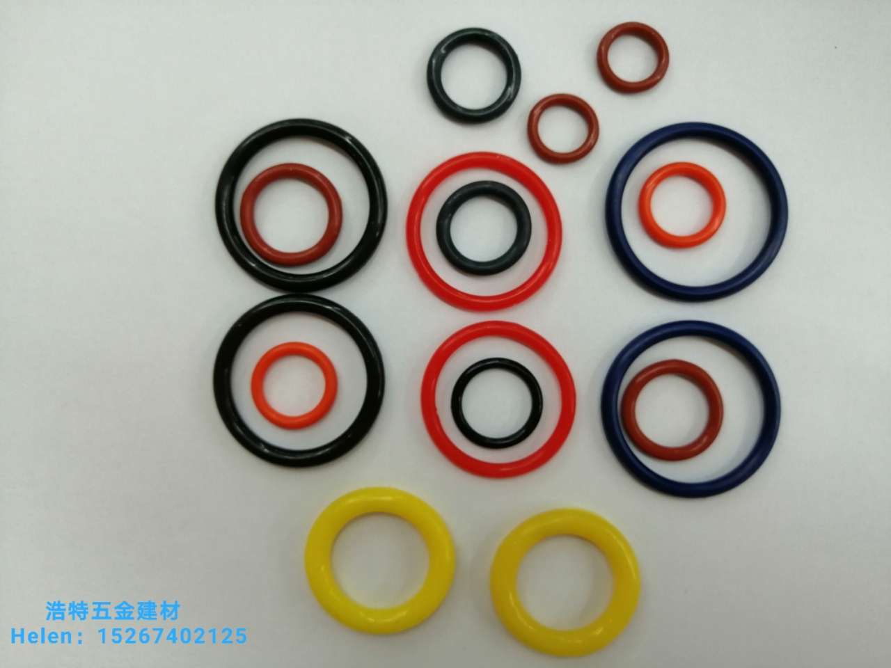 Rubber gasket sealing ring Rubber ring silicone ring O-ring leather ring Rubber products round pad oil resistant rubber ring color rubber gasket manufacturer direct sales 2 full figure
