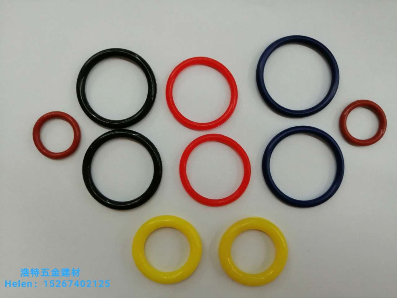 Rubber gasket sealing ring Rubber ring silicone ring O-ring leather ring Rubber products round pad oil resistant rubber ring color rubber gasket manufacturers direct sales 3 full figure