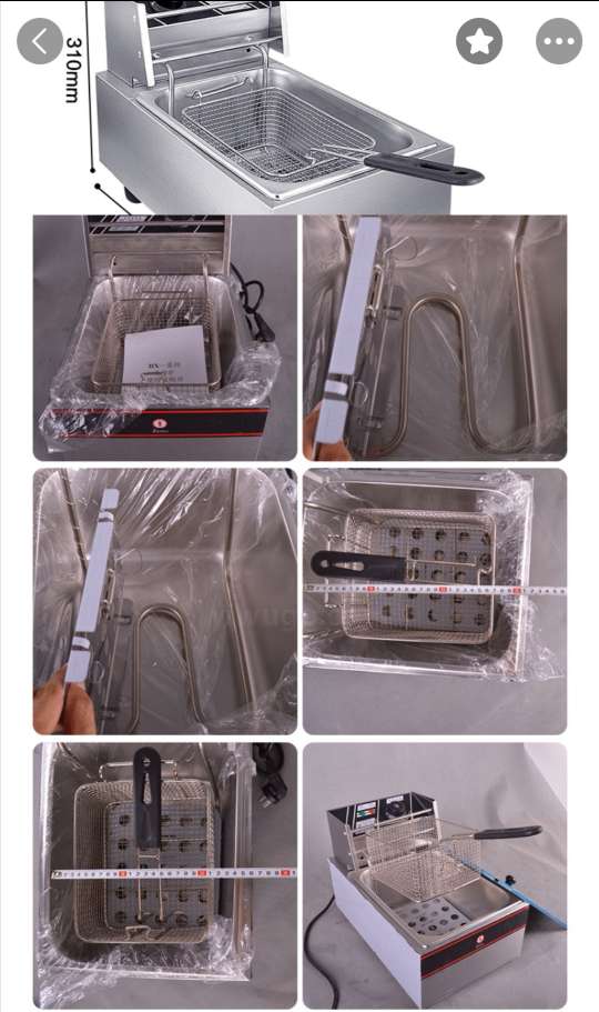 单缸单筛电炸炉商用油炸锅油条机大容量炸薯条鸡腿鸡排详情图7
