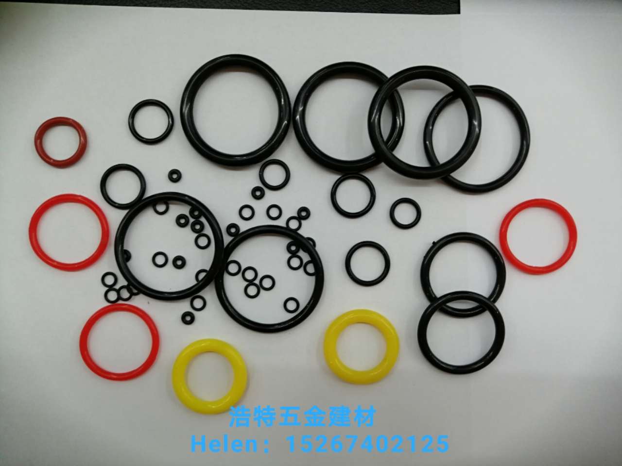 Rubber rings, rubber pads, silicone rings, sealing rings, O-rings, rubber pads, rubber products, round pads, oil-resistant rubber rings! detail image 4