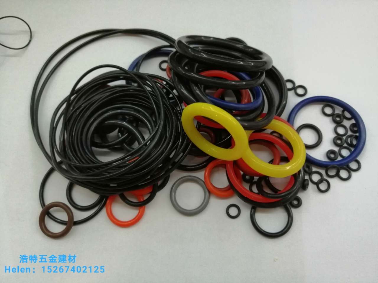 Sealing ring, rubber ring, rubber pad, silicone ring, O-ring, rubber pad, rubber products, round pad, oil-resistant rubber ring, colored rubber pad undefined