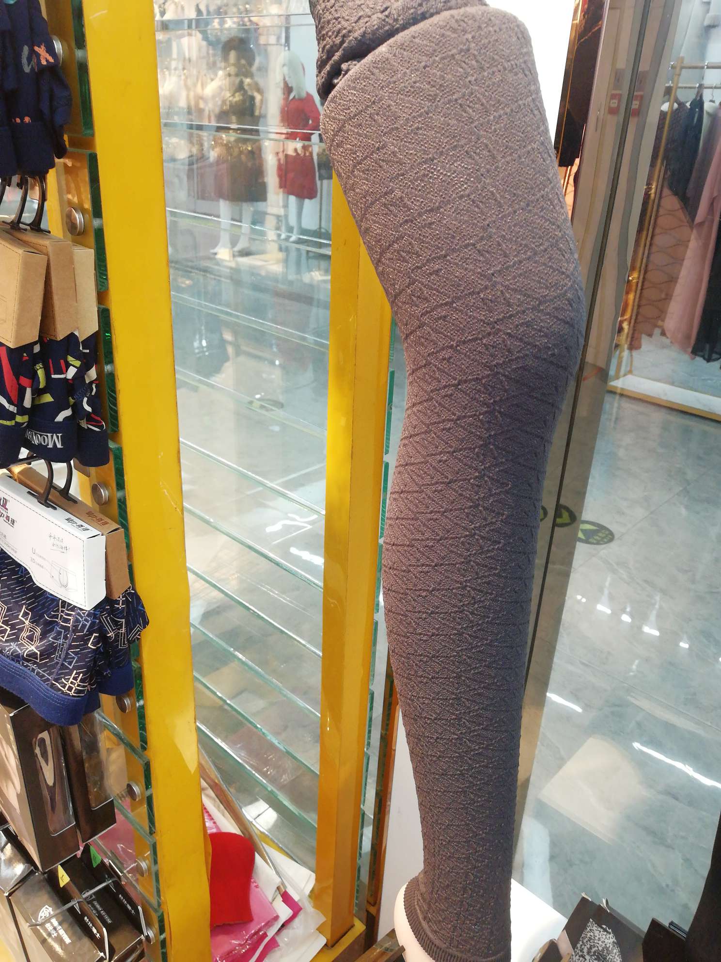 Silk dance and butterfly spirit, high-stretch pants detail image 1