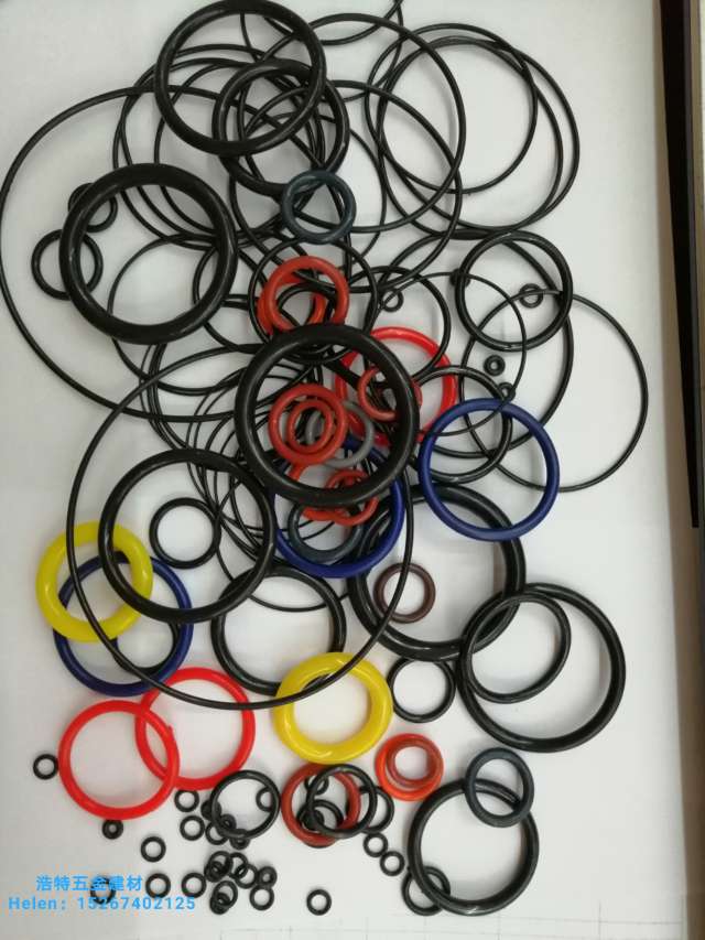 Rubber rings, rubber pads, silicone rings, sealing rings, O-rings, rubber pads, rubber products, round pads, oil-resistant rubber rings. detail image 2