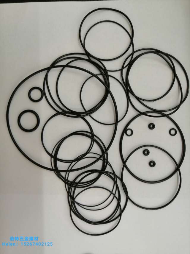 Rubber rings, rubber pads, silicone rings, sealing rings, O-rings, rubber pads, rubber products, round pads, oil-resistant rubber rings, colored rubber pads 2