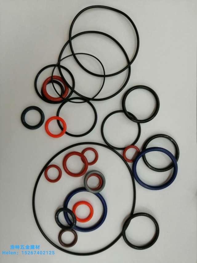 Rubber gasket sealing ring Rubber ring silicone ring O-ring leather ring Rubber products round pad oil resistant rubber ring color rubber gasket manufacturer direct sales 9 Item Picture