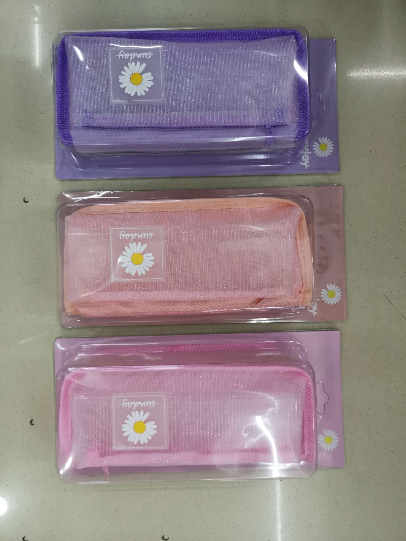 2020 zhifa hot style double zipper pen bag for girls thumbnail