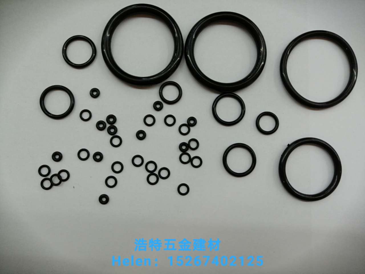 Rubber rings, rubber pads, silicone rings, sealing rings, O-rings, rubber pads, rubber products, round pads, oil-resistant rubber rings 6 Item Picture
