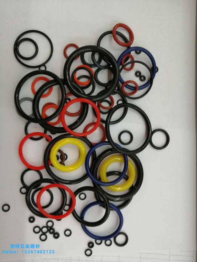 Rubber gasket sealing ring Rubber ring silicone ring O-ring leather gasket Leather rubber products round gasket oil resistant rubber ring color rubber gasket 9 Specification drawing