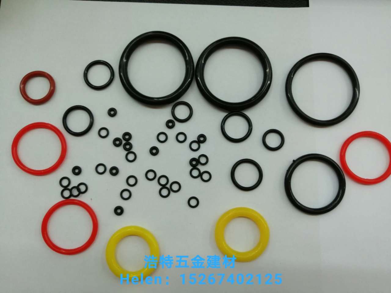 Rubber gasket sealing ring, rubber ring, silicone ring, O-ring, rubber gasket, rubber products, round gasket, oil-resistant rubber ring, colored rubber gasket 9 detail image 1