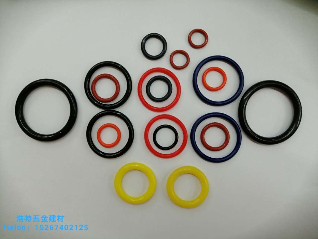 Rubber gasket sealing ring Rubber ring silicone ring O-ring rubber ring Rubber products rubber pad oil resistant rubber ring color rubber washer manufacturers direct sales! full figure