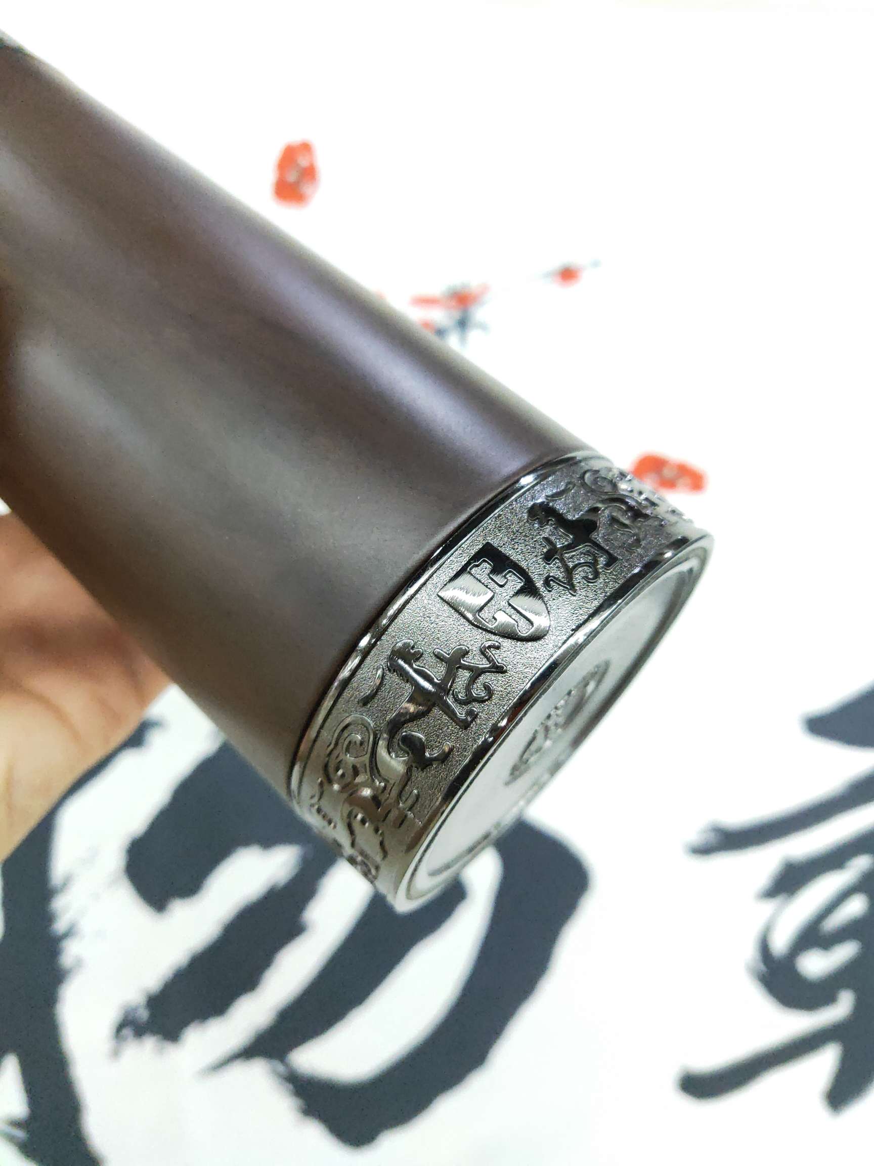 紫砂保温杯细节图