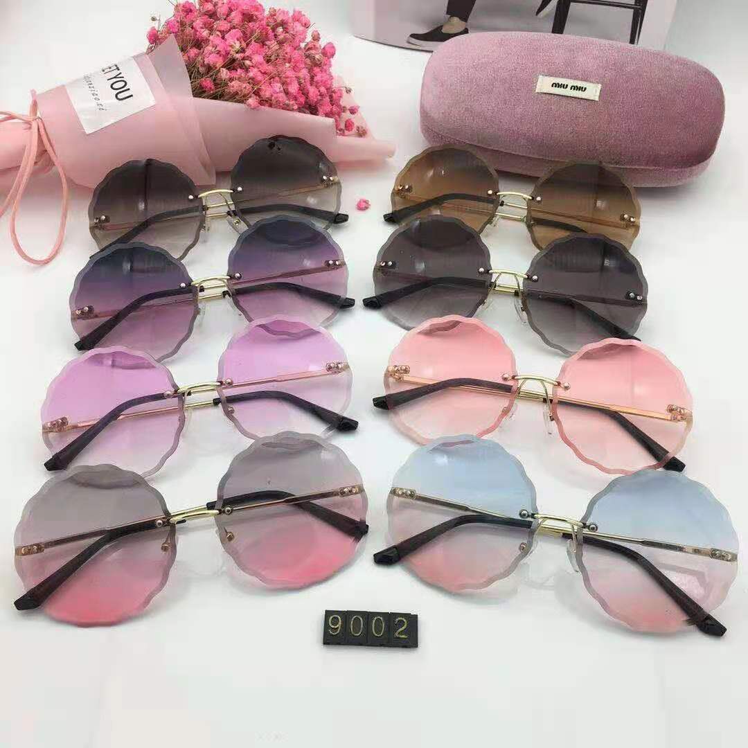 FP9002 pairs of 2020 in-stock sunglasses, Korean-style popular sunshade glasses, fashionable large-frame same type UV protection sunglasses, polygonal sunglasses, trendy retro fashion sunglasses, radiation-proof glasses