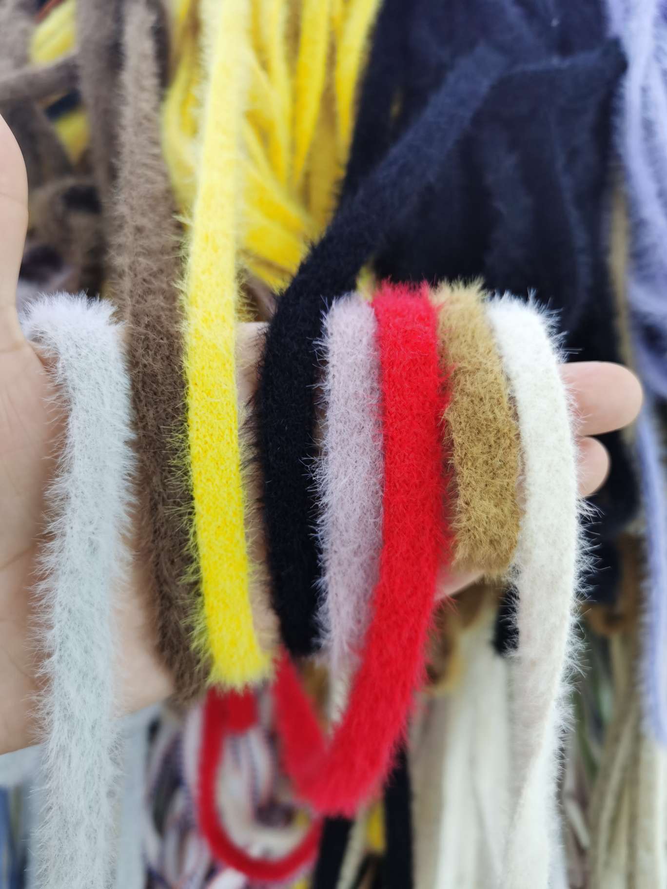 Mink wool woven tape details Picture