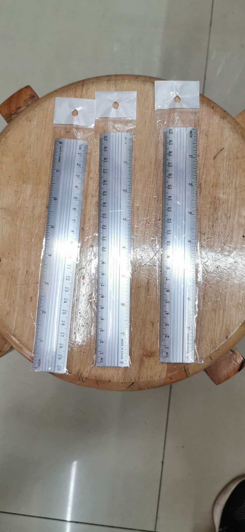 20cm8059铝尺 直尺 尺子 办公文具