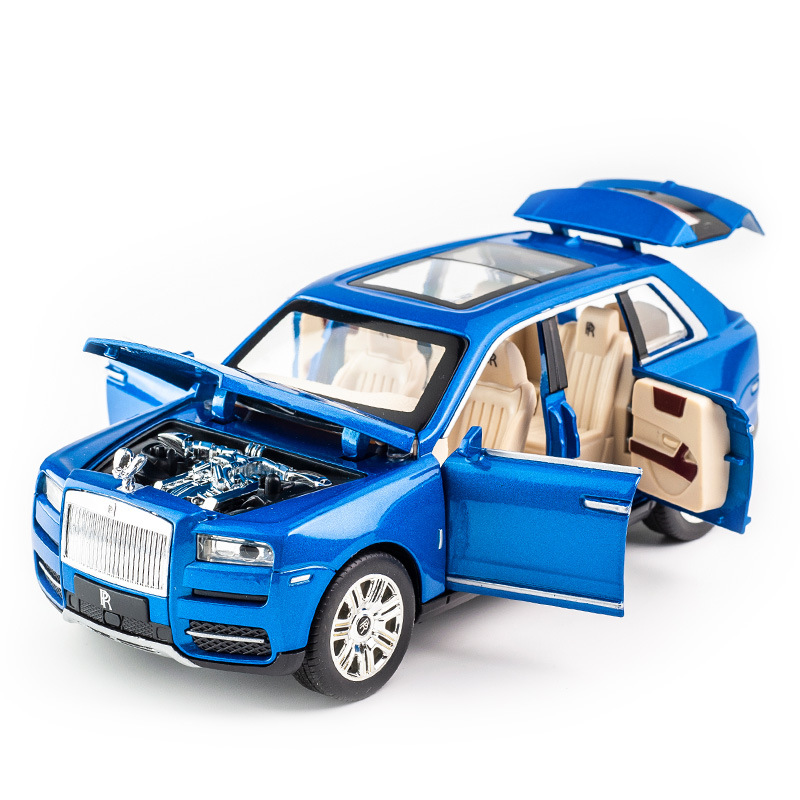劳斯库里南合金车模1:32六开门仿真汽车模型儿童礼物玩具细节图