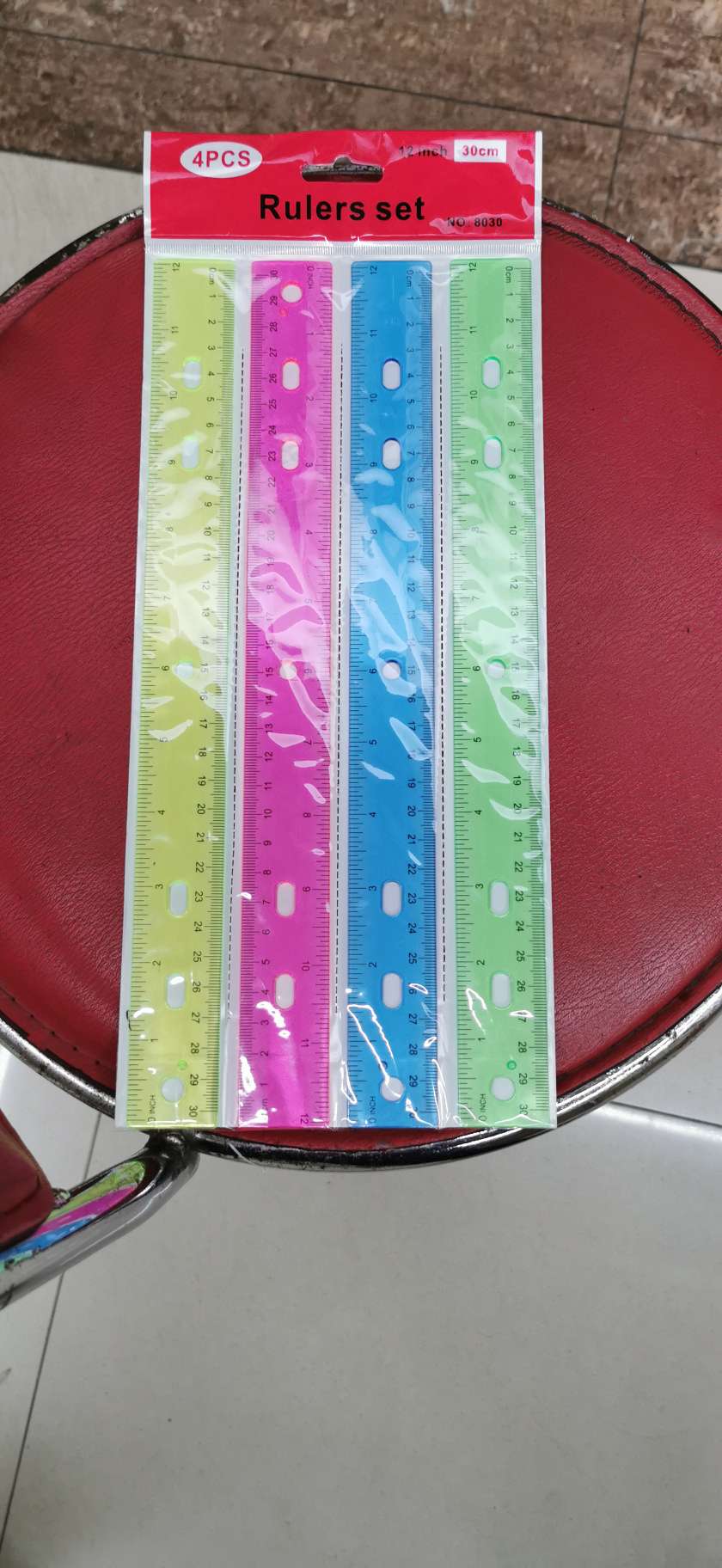 30cm4pcs直尺 尺子 办公文具