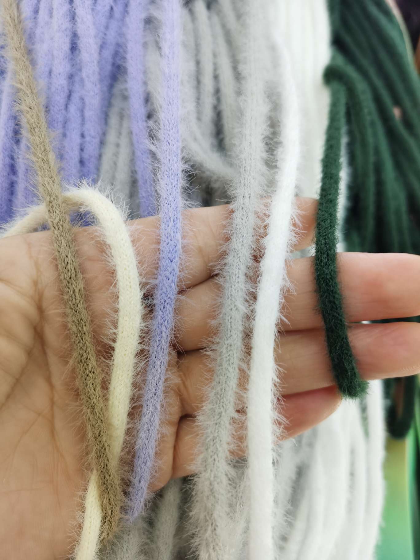 Mink wool woven tape Item Picture