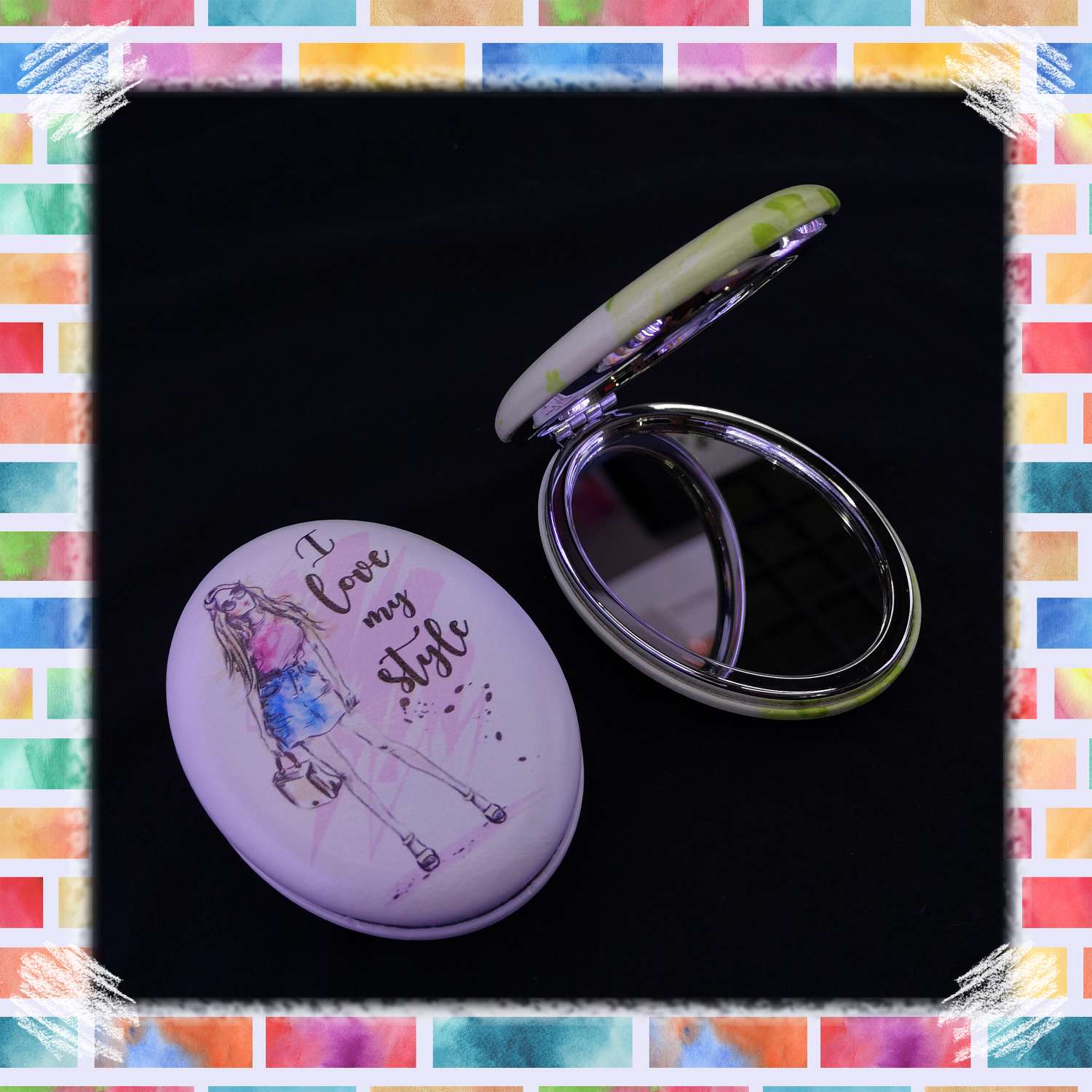 14193M 圆形厚款小镜子详情1