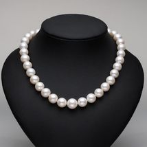 正品天然淡水珍珠项链 9-10mm长款彩色强光 送妈妈送婆婆精选之礼