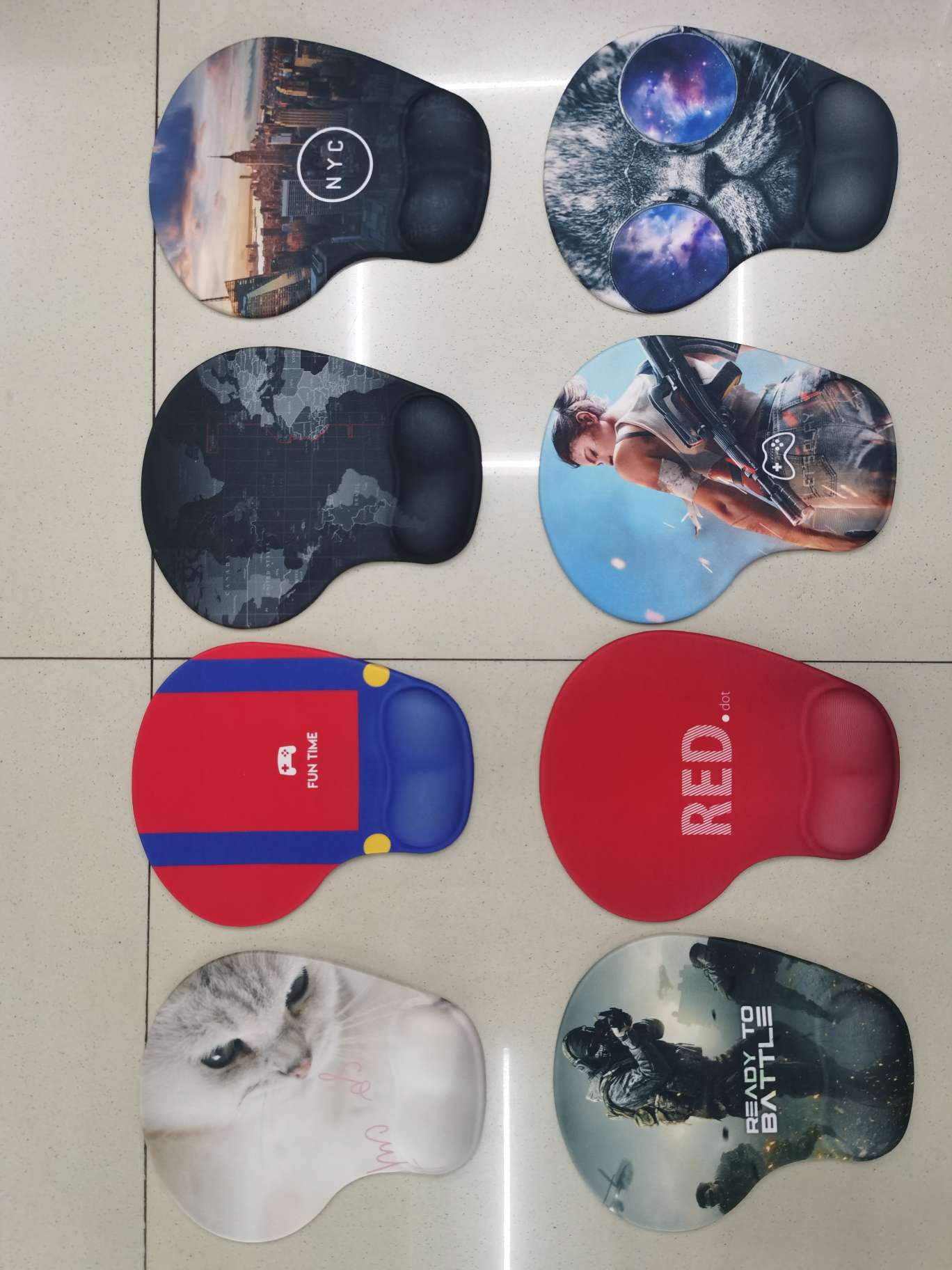 硅胶鼠标垫 护腕鼠标垫，环保鼠标垫 PU鼠标垫 SC1006A详情图1