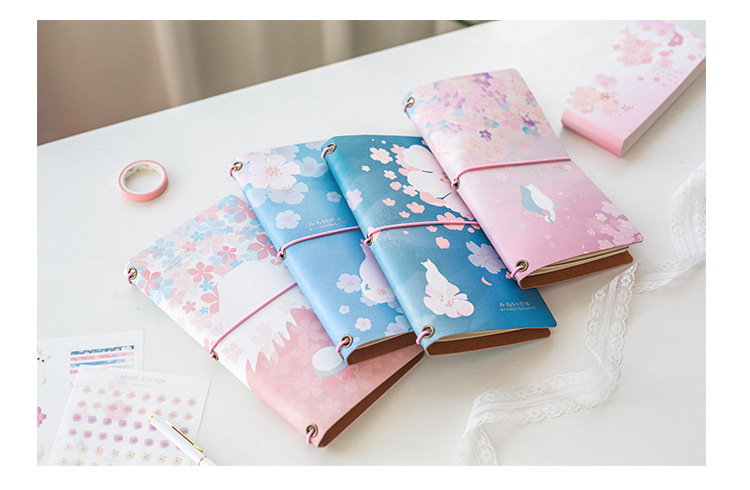 Simple travel notebook, creative loose-leaf book, tied Peking Opera mask notebook Application Scenario