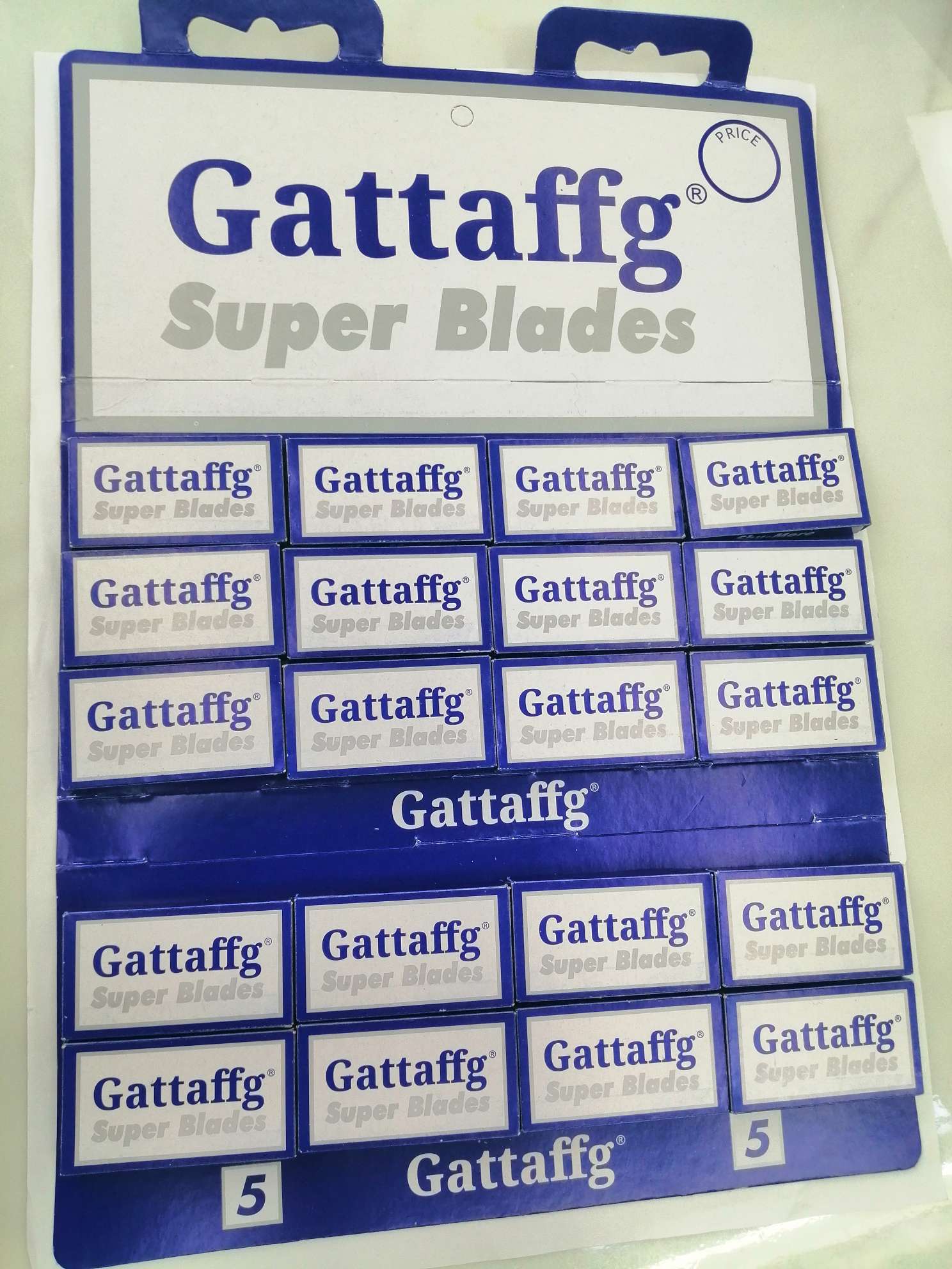Blade, double-sided razor blade, Gattaffg razor blade, double-sided blade, export blade, old-fashioned shaving blade, carbon steel, stainless steel, OEM available, customizable detail image 4