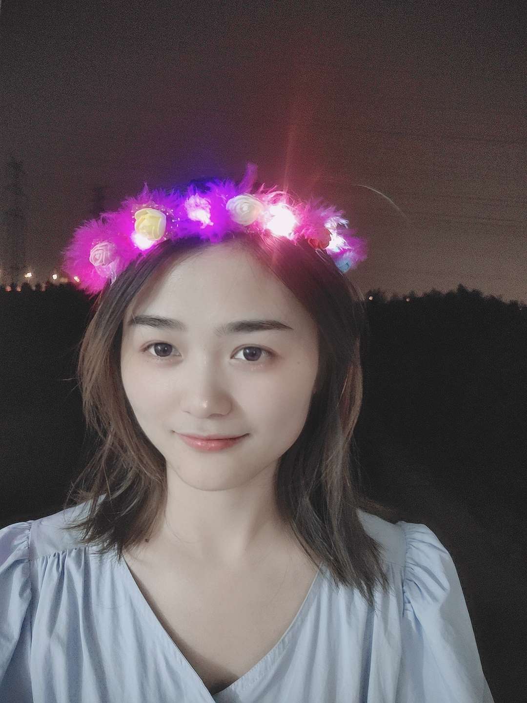 高亮发光羽毛花环儿童成人金丝羽毛发箍节日派对夜光闪光头饰热卖详情图3