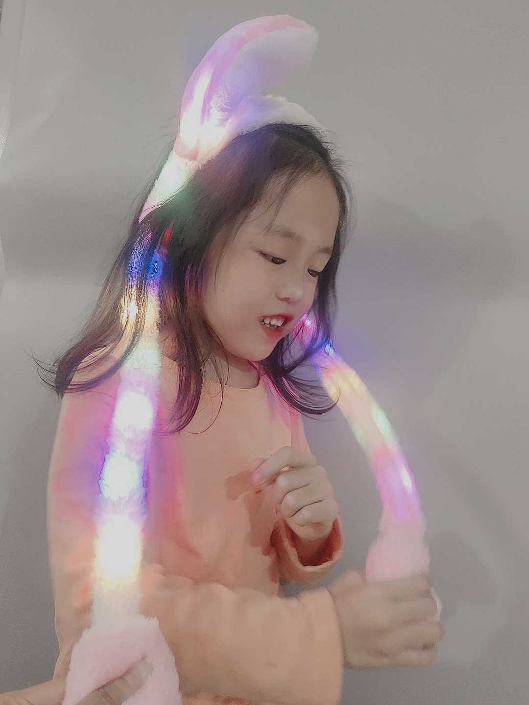 网红款兔耳朵发箍帽子耳朵会动的发圈可爱儿童发饰少女搞怪发卡夏详情图7